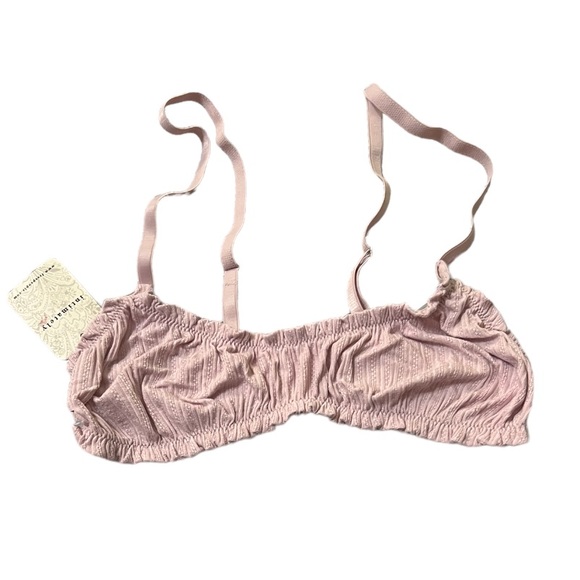 Free People At Home Pointelle Bralette XS Lilac NWT - Picture 3 of 4